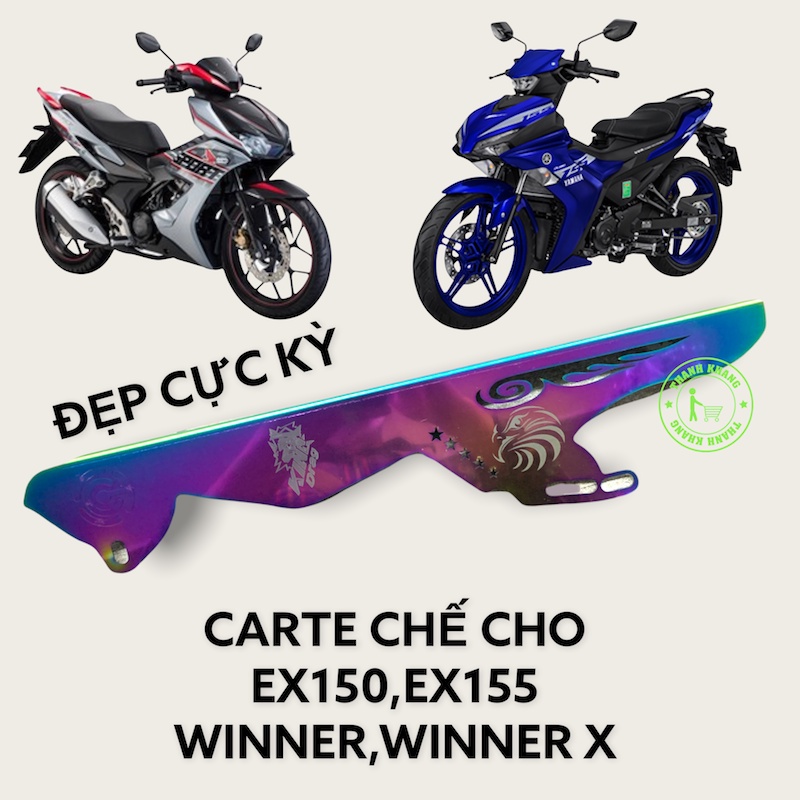 Carte che sên King Drag titan 7 màu chế cho Winner,Winner X,Exciter 150,155 Thanh Khang Hàng thật như hình BOZE97