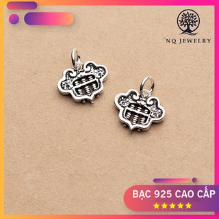 Charm bạc hình bàn tính tài lộc treo
