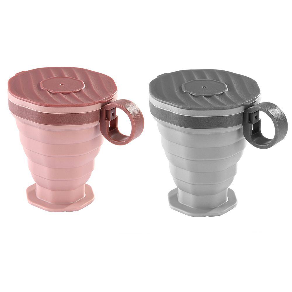 Cốc Uống Nước Silicone 220ml Có Thể Gấp Gọn Tiện Lợi Du Lịch
