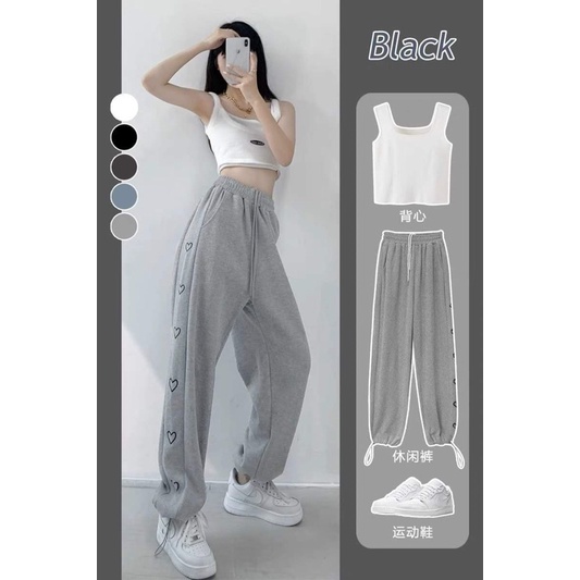 Quần tim cạnh chốt gấu KA12