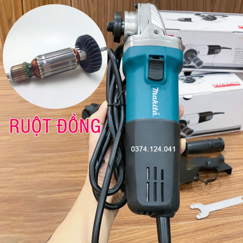 [FreeSHIP] Máy mài, máy cắt cầm tay MAKITA 9556, Công suất 860W Lõi Đồng, Máy cắt sắt, tường, gỗ - May mai goc