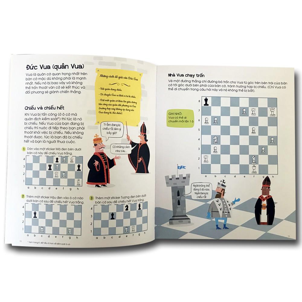 Sách chơi cờ vua cùng bé - Dành cho bé từ 3 tuổi - Bộ 3 quyển