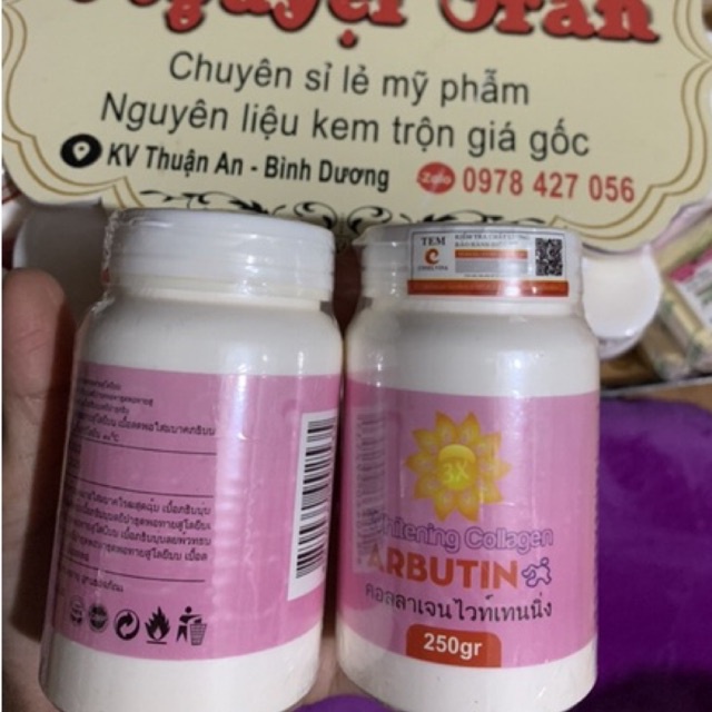kem trắng nhanh ABUTINE 3C3 màu hồng 250g Thái Lan có team điện tử