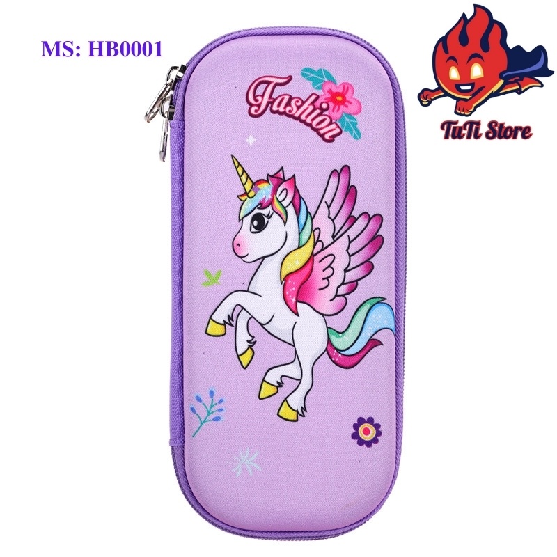 Hộp bút trẻ em, hộp bút hình ngựa PONY siêu đáng yêu, dễ thương cho bé -TUTISTORE88.