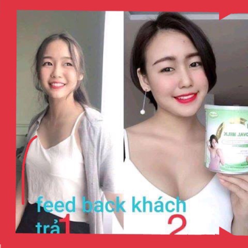 COMBO 2 HỘP TĂNG KíCH THƯỚC VÒNG 1 NHANH - CHO CƠ ĐỊA KHÓ - LÉP BẨM SINH SAU SINH Sẽ NỞ NGỰC SĂN CHẮC Vòng 1 Hiệu Quả
