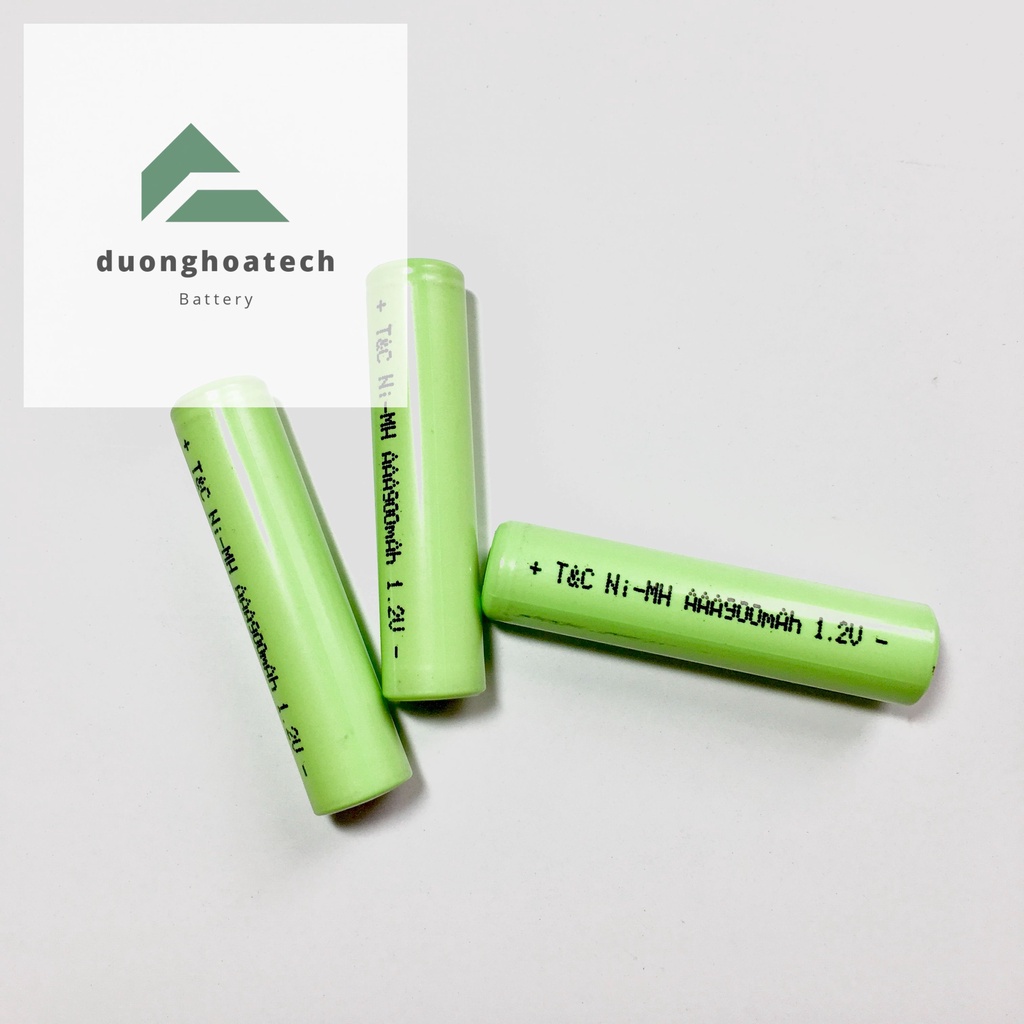 Pin sạc AAA Ni-MH 1.2V 900mAh - Đầu phẳng