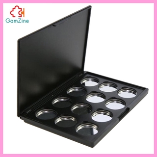 [Lzdxwcke2] GamZine 2 lô 12 Bảng Phấn Mắt Phấn Má Hồng Hộp Đựng Bột Pallet Khay Đen
