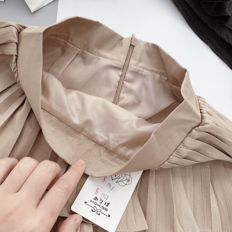 Chân Váy Xếp Ly Ngắn 2 Tầng Màu Nude Hàng Cao Cấp Loại 1 Siêu Hót Freeship, Váy Tầng Ngắn Xếp Ly Xòe Siêu Xinh Mới | BigBuy360 - bigbuy360.vn