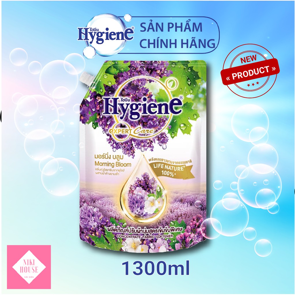 [SIÊU THƠM - MỀM] Nước xả vải Đậm Đặc Thái Lan HYGIENE 1300ml (túi)