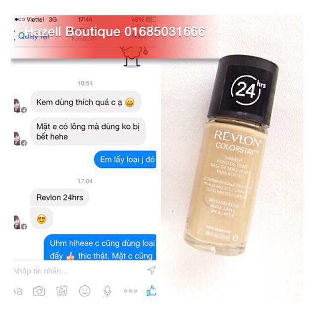 Kem nền Revlon 24hrs Color Stay