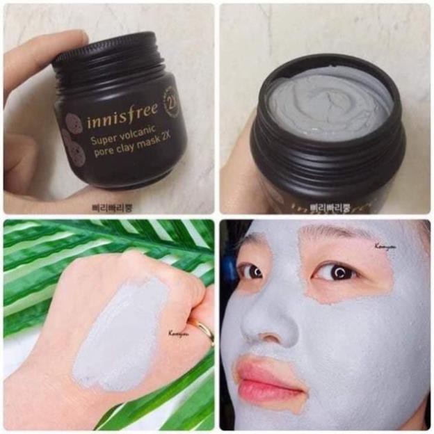 Mặt Nạ Đất Sét Innisfree Jeju Volcanic Pore Clay Mask 2X