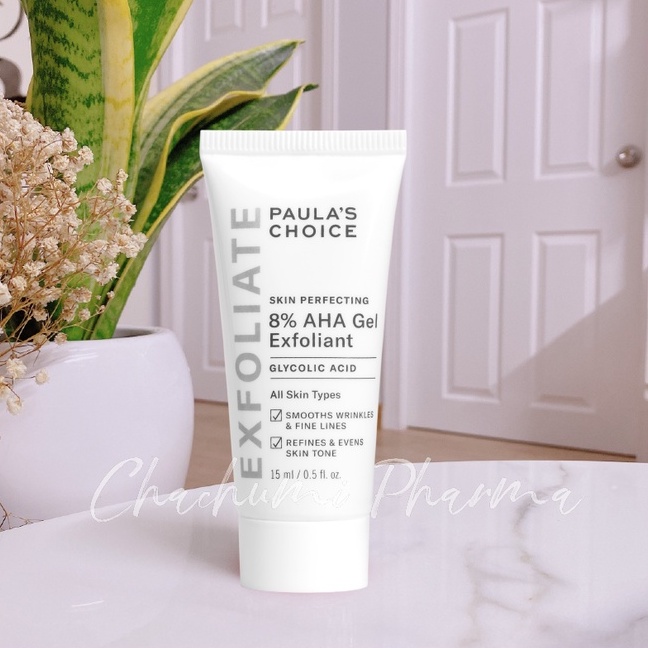 Gel 8% AHA tẩy tế bào chết Paula's Choice Skin Perfecting Gel Exfoliant 15ml