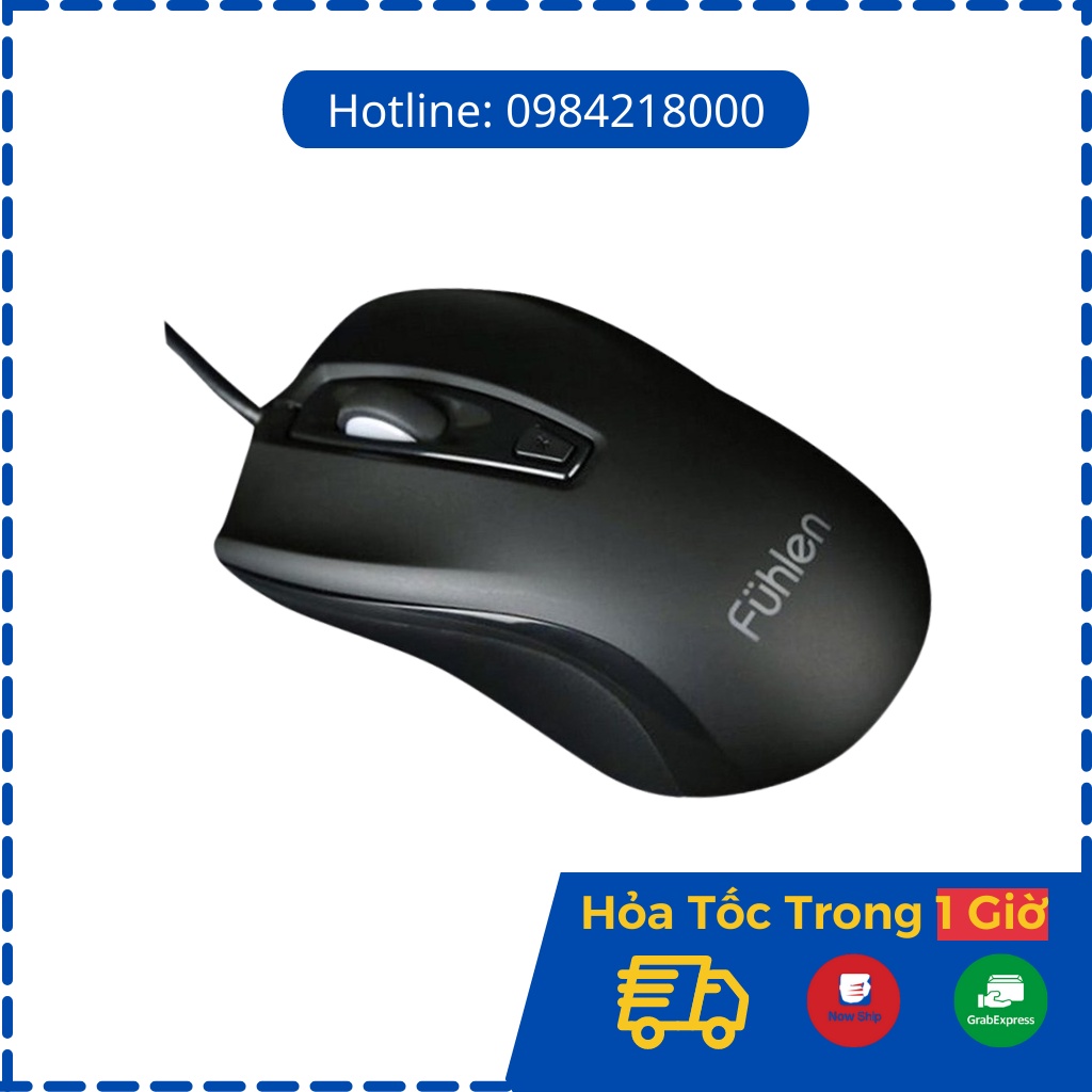 Chuột Gaming Fuhlen X102S - Màu đen - Có đèn led - Team ninza phân phối - BH 24 tháng [ CHÍNH HÃNG ]
