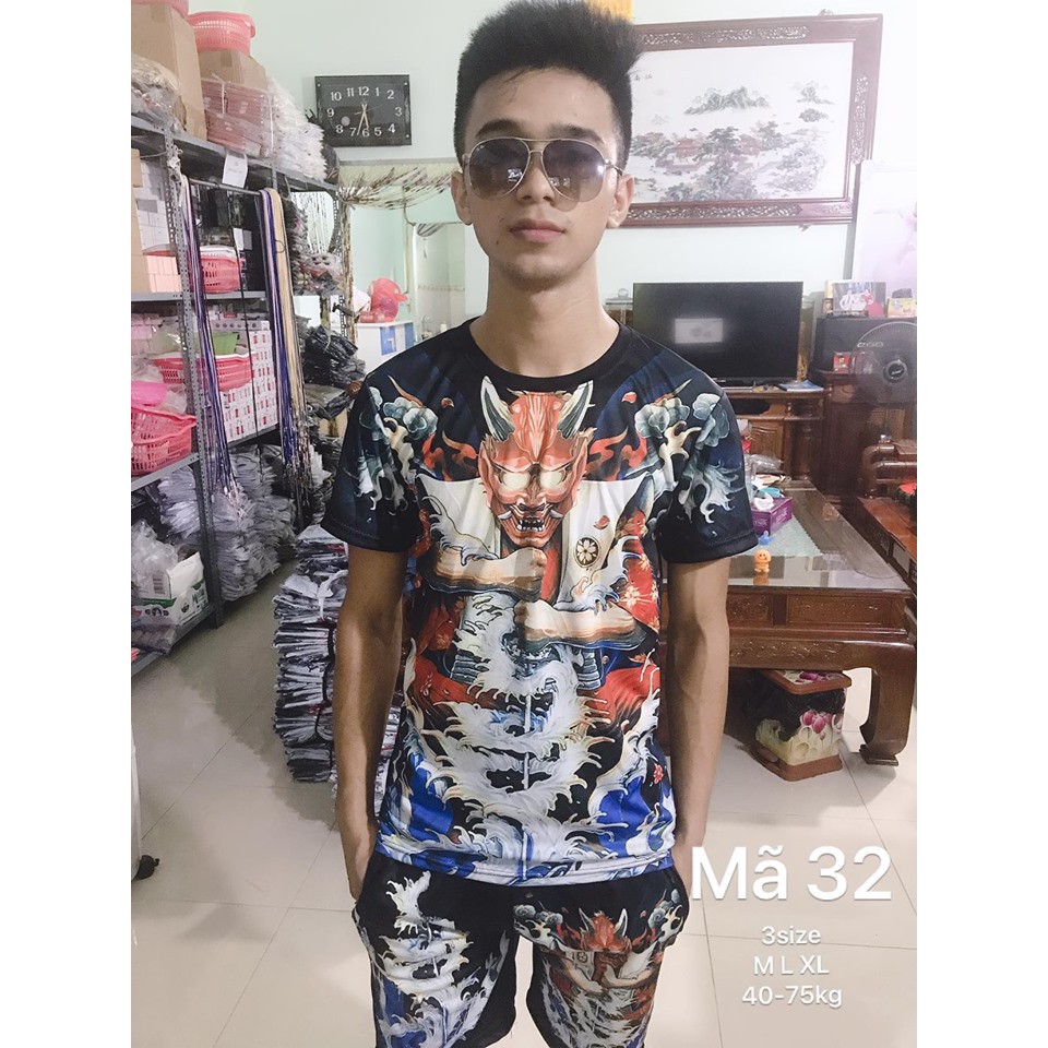 BỘ HÈ NAM 3D CAO CẤP ( Người Qủy ) | BigBuy360 - bigbuy360.vn