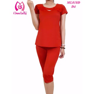 Ml018+ - đồ mặc nhà nữ thun lạnh phối ren miss lathy