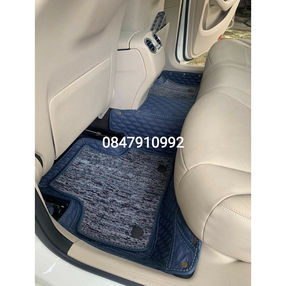Thảm lót sàn 8D da diamond cao cấp cho xe Mercedes GLC 200, Mercedes GLC 250, Mercedes GLC 300 2016 -2022