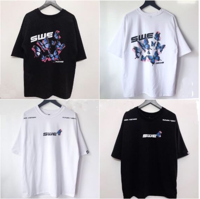 [Mã WASKT410K giảm 10K đơn 50K] Áo thu tay lỡ unsiex form rộng Bướm SWE nam nữ phong cách ulzzang Wind | BigBuy360 - bigbuy360.vn