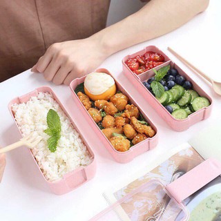 hộp đựng cơm 3 tầng lúa mạch