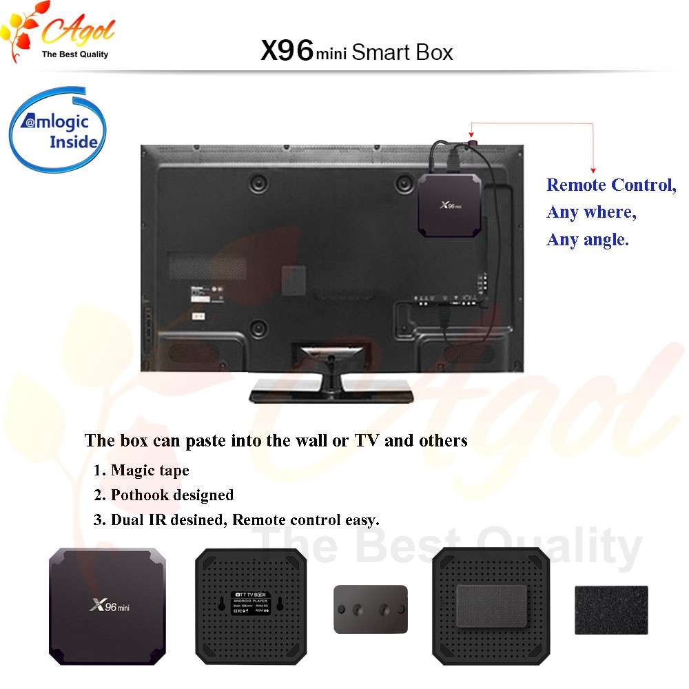 ANDROID TIVI BOX nhỏ gọn X96 MINI 5g 2G RAM 16G ROM CÀI SẴN ỨNG DỤNG XEM TRUYỀN HÌNH CÁP VÀ PHIM HD MIỄN PHÍ VĨNH VIỂN