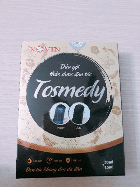 Dầu gội thảo dược đen tóc TOSMEDY – Đen tóc không đen da đầu | BigBuy360 - bigbuy360.vn