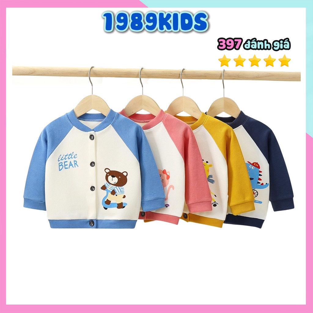 Áo Khoác Len Cardigan Cho Bé Từ 1 Đến 8 Tuổi Áo Len Thu Đông Mềm Mại