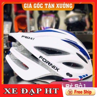 Nón bảo hiểm xe đạp , Phụ kiện xe đạp mũ fonix nhám đúc chính hãng cao cấp nam tính HT