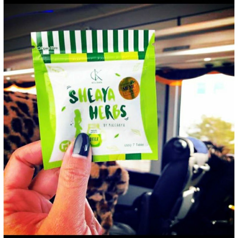 Sét 10 gói detox khử mỡ bụng sheaya herbs  Thái Lan