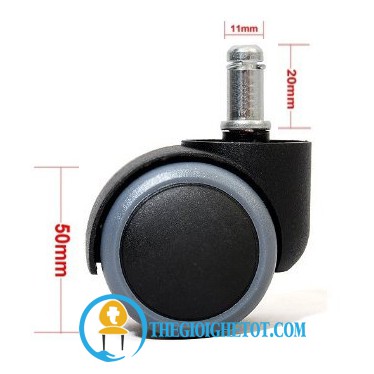 Bánh Xe Ghế Xoay dạng lẫy - Bánh xe ghế dạng gen - Bánh Xe Ghế Chơi Game - Chân đế nhựa cố định ghế spa | BigBuy360 - bigbuy360.vn