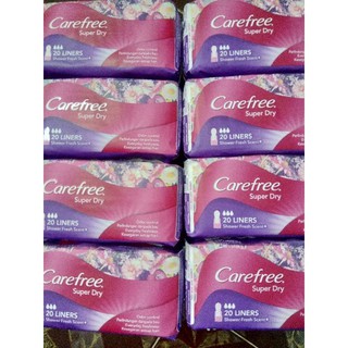 [Combo 8 gói] Băng vệ sinh hằng ngày Carefree 20 miếng