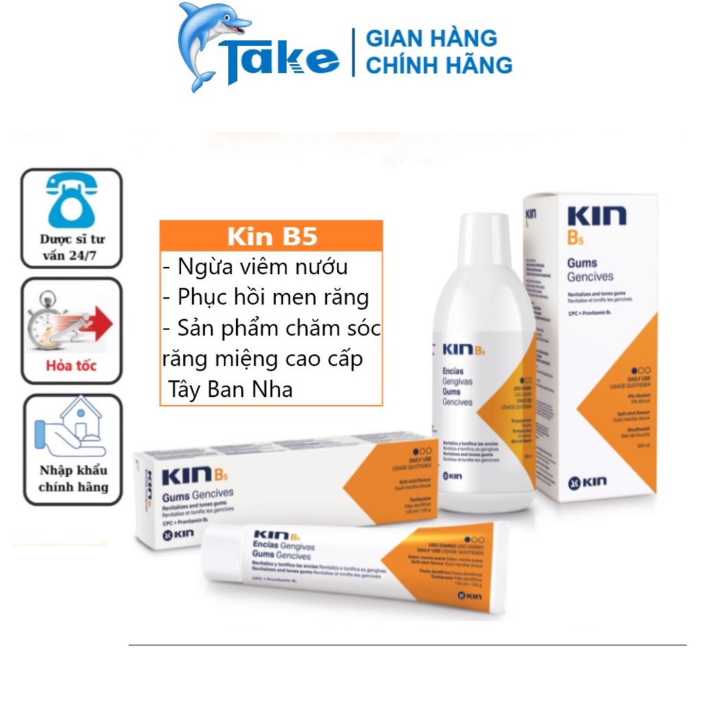 TAKE Store | Bộ chăm sóc răng miệng KIN B5 -Phục hồi mô nướu