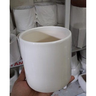 Chậu Sứ Trồng Cây Cảnh Để Bàn Đường Kính 11cm [ Sale ]