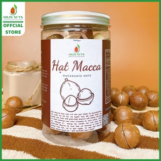 Hạt macca nứt vỏ sấy chín daklak - hạt mắc ca size lớn oilin nuts 500g