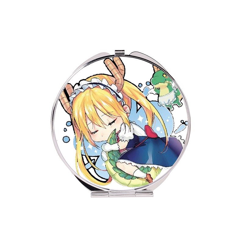 Gương hai mặt in hình   Kobayashi-san Chi no Maid Dragon CÔ HẦU GÁI RỒNG anime chibi