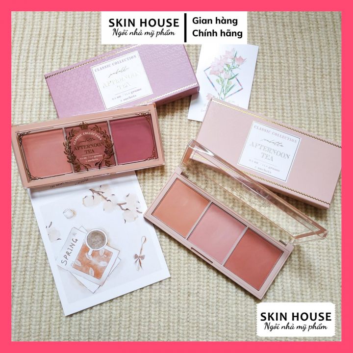 Bảng Phấn Má 3 Màu I'M MEME AFTERNOON TEA BLUSHER PALETTE