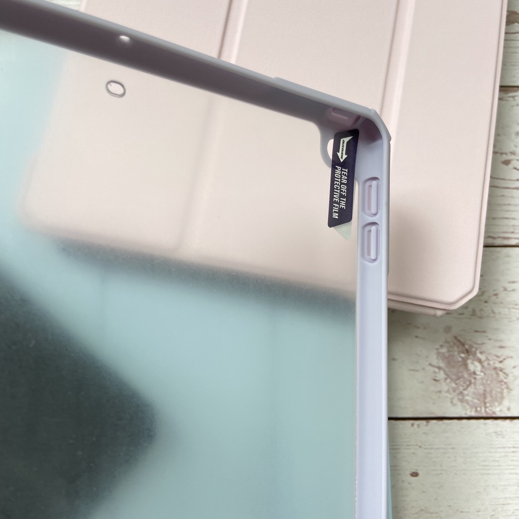 Bao da DUX DUCIS iPad 10.2 inch   - Mặt lưng trong, KHÔNG KHAY BÚT - Hồng