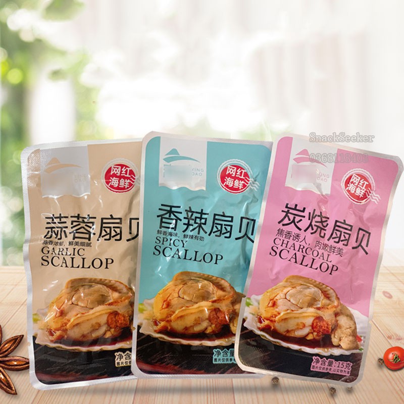 { SALE221 } ( MỚI ) Sò Biển Cay Xào Nấm Đùi Gà Tứ Xuyên - Snackseeker - Sò biển cay siêu ngon-Đồ ăn vặt Trung Quốc ( Hàn