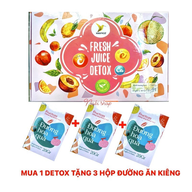 Detox juice fresh thanh lọc cơ thể giúp chống lão hoá.