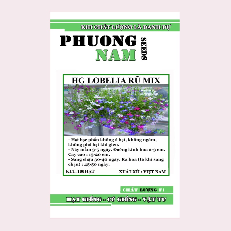 20H - HẠT GIỐNG HOA LOBELIA RŨ