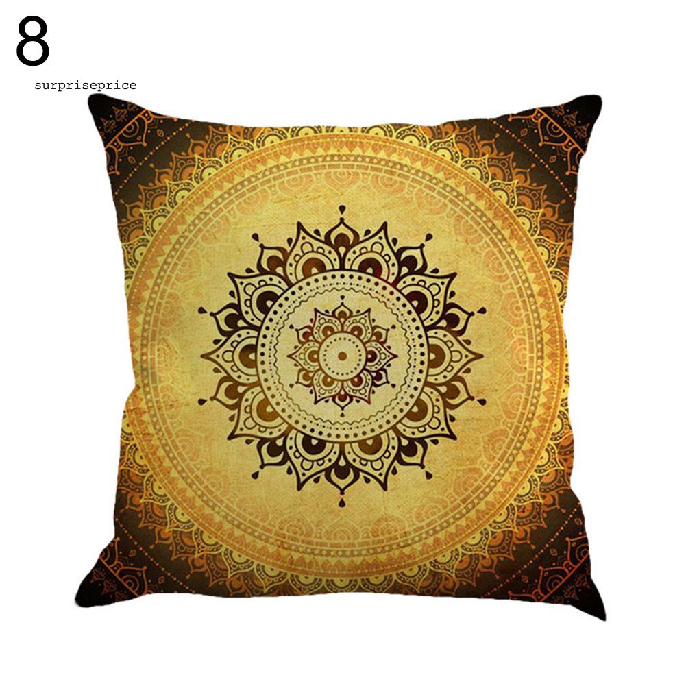 Bao Bọc Gối Trang Trí Hình Vuông Họa Tiết Bohemian