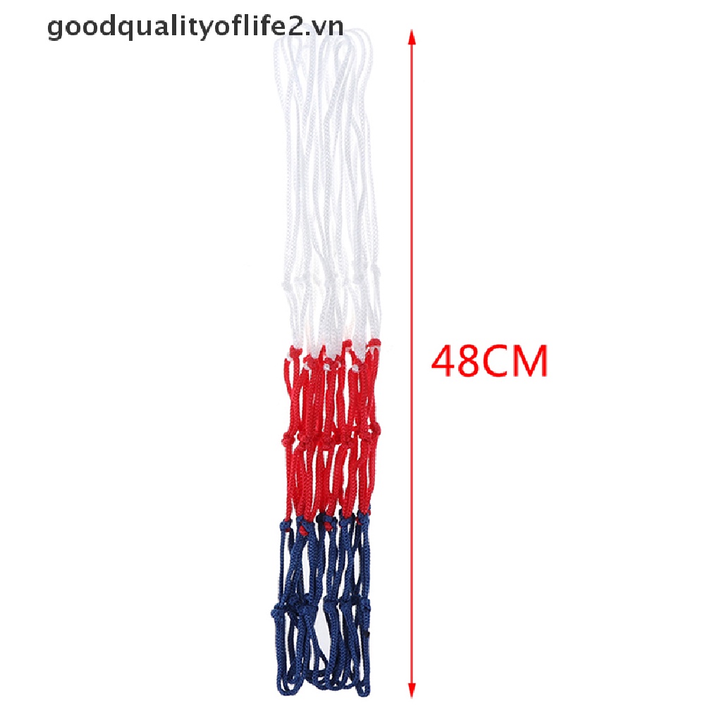 & Goodqualityoflife & Vòng Lưới Chơi Bóng Rổ Tiêu Chuẩn Bằng Nylon Có Vành Tiêu Chuẩn ~