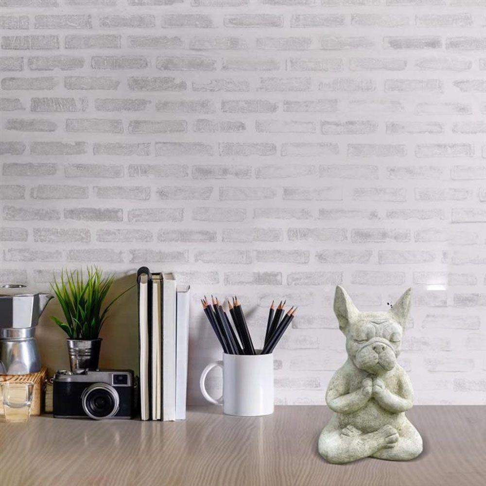 Tượng Chú Chó Ngồi Thiền Dùng Trang Trí Tiểu Cảnh