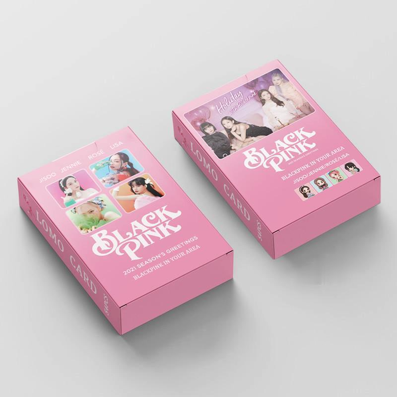 54 thẻ ảnh lomo in hình thành viên nhóm Blackpink 2021