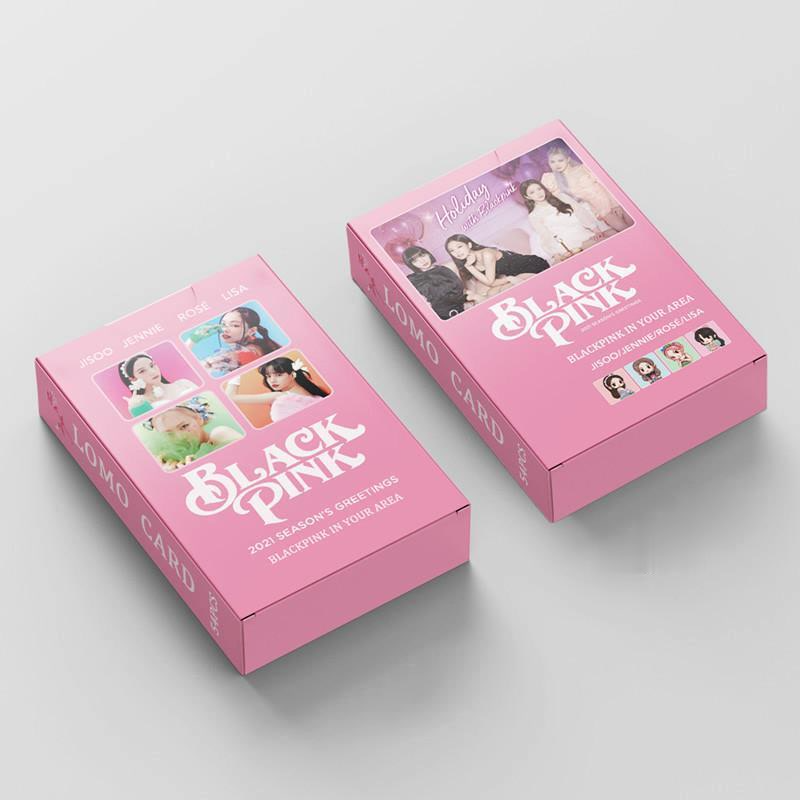 Set 54 Tấm Thẻ Lomo Nhóm Nhạc Blackpink 2021 Dễ Thương