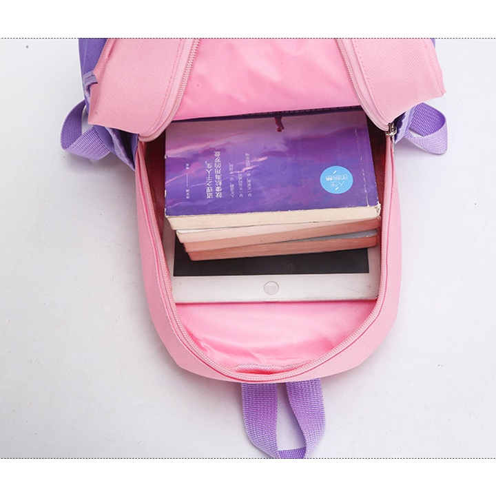 Balo In Hình Khủng Long Cho Bé Đi Học Mầm Non Chống Thấm Nước Vải Siêu Mềm Size 36CM Hàng Cao Cấp