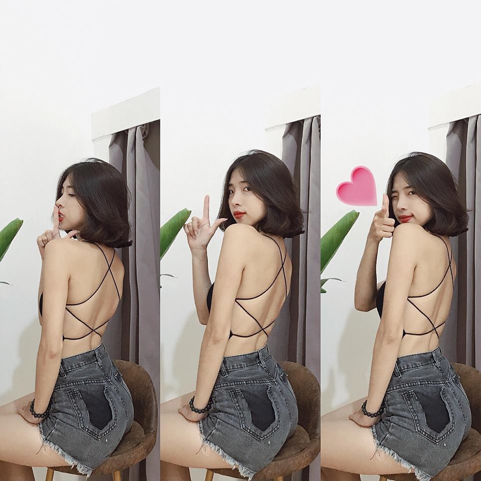 Bodysuits hở lưng dây tròn