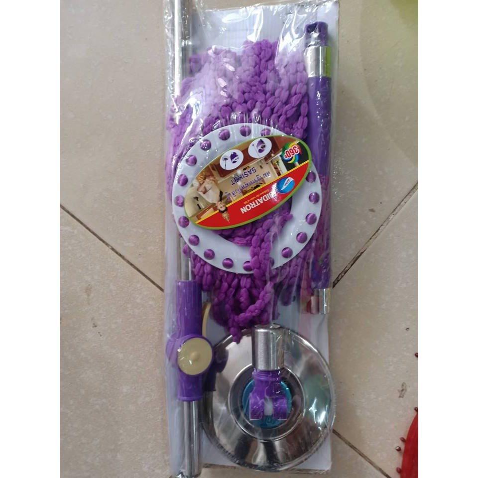 Cây lau nhà - Cây lau nhà 360 inox mâm inox  - hàng siêu đẹp và chắc chắn