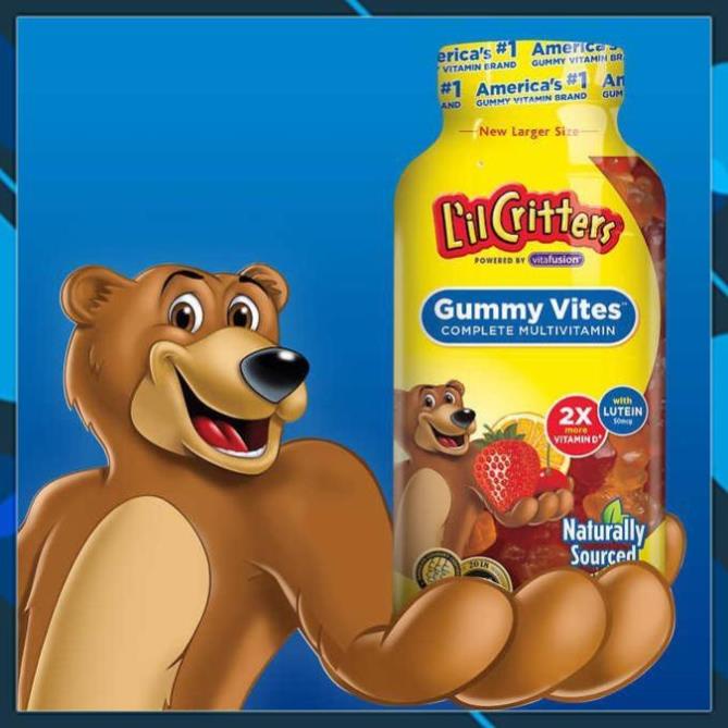 Kẹo Dẻo Vitamin L’il Critters Gummie Vites (300v) Mỹ 09/21