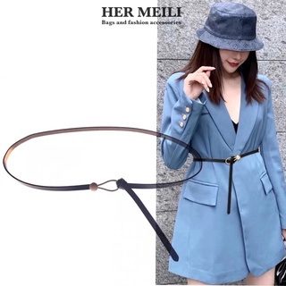 Thắt Lưng Nữ Bản Nhỏ, Dây Nịt Nữ Bản Nhỏ 1cm Khóa Thắt Hình Giọt Nước Mạ Màu Vàng Hồng TL40