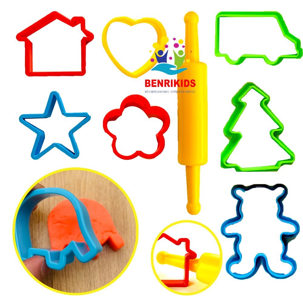 Khuôn Làm Bánh Baking Với Màu Sắc Bắt Mắt Giúp bé Phát Triển Trí Thông Minh