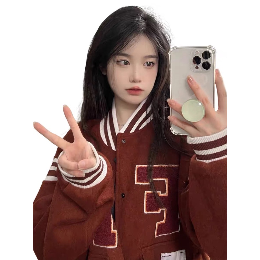 ÁO KHOÁC BÓNG CHÀY THỂ THAO KIỂU DÁNG BOMBER VIBEAK